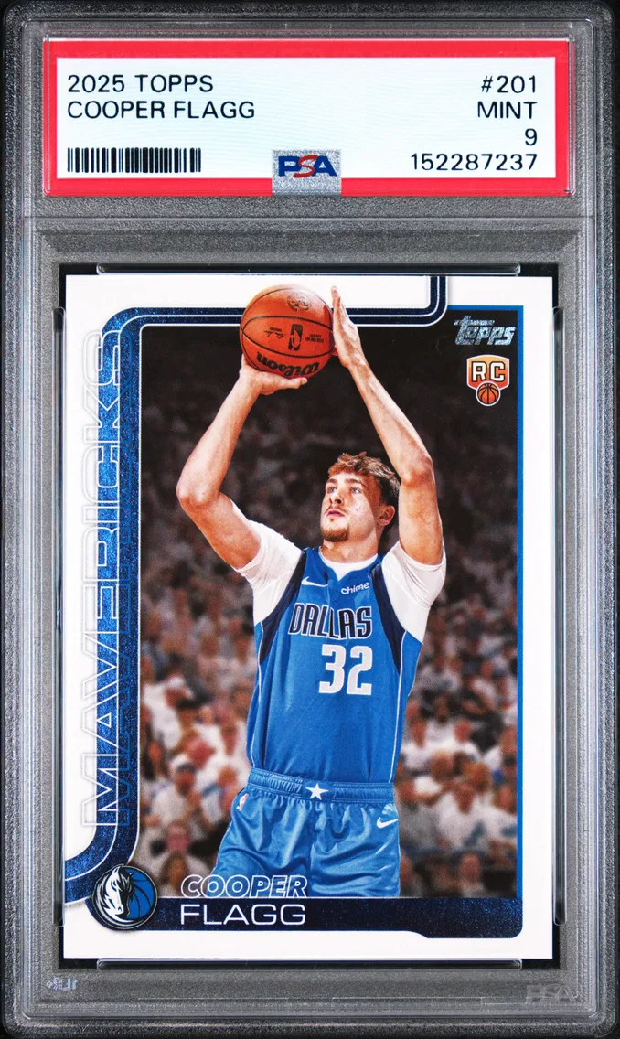 2025 #201 Cooper Flagg PSA 9 Topps