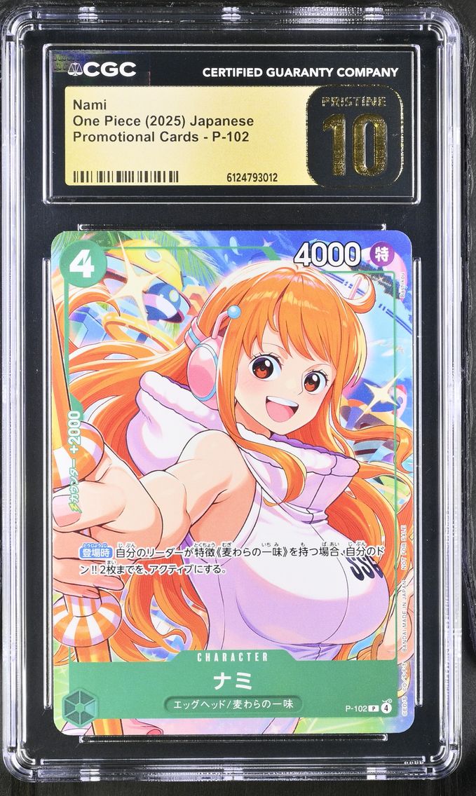 2025 #P-102 Nami CGC 10 Pristine