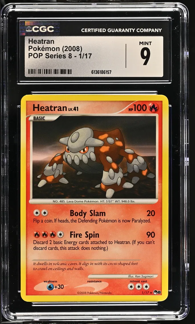 2008 #1 Heatran CGC 9 POP Series 8 - English