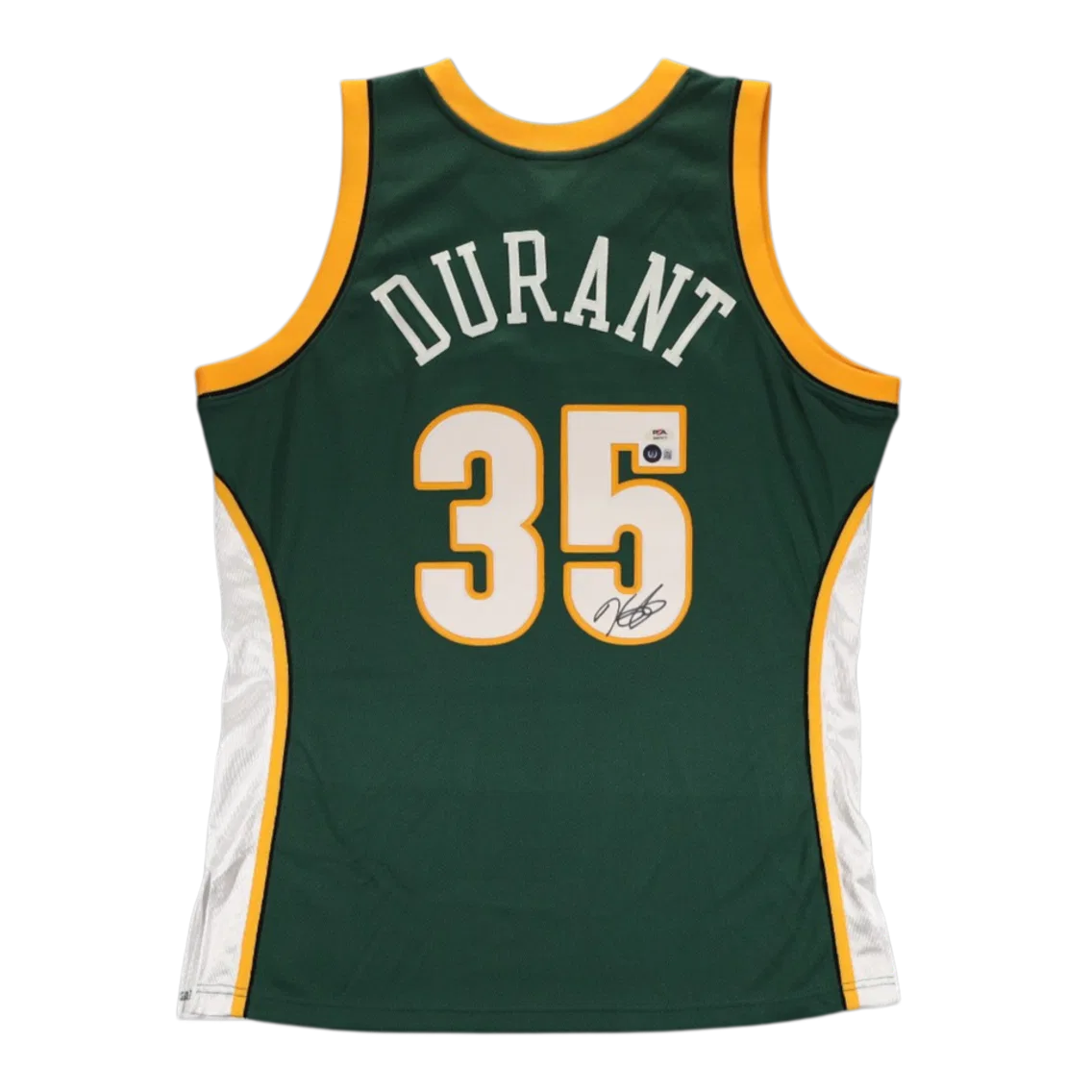#NA Kevin Durant Signed Autographed Seattle Supersonics Jersey - PSA AUTH, LOA