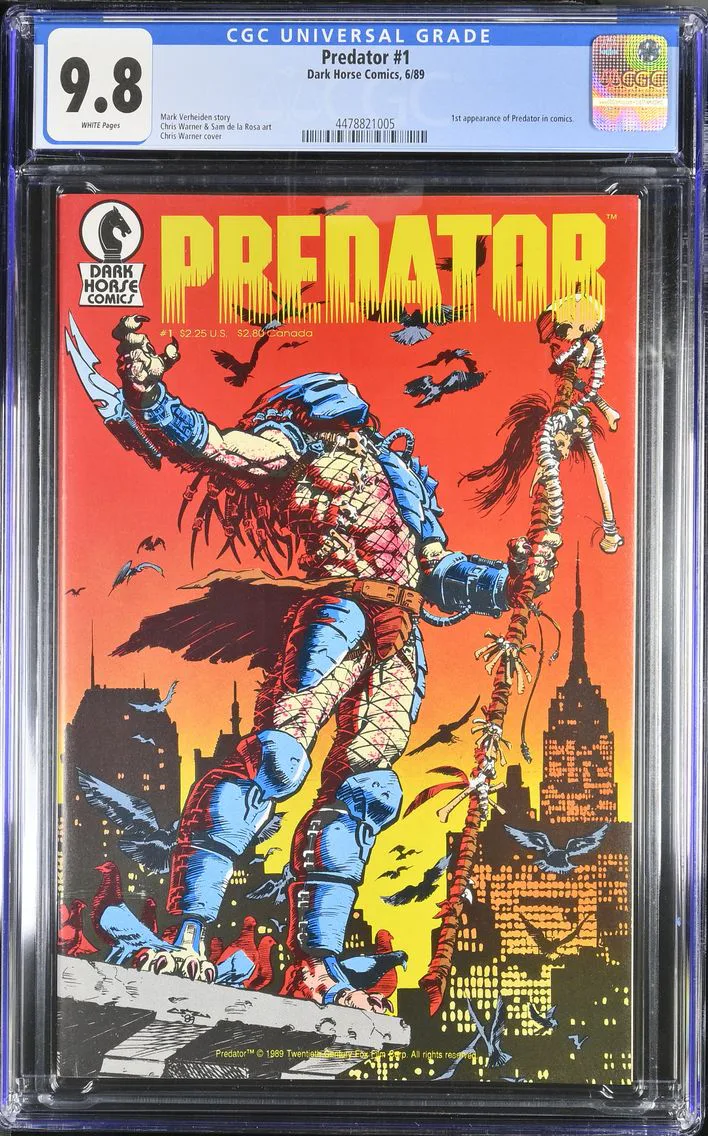 1989 Predator #1 CGC 9.8 Dark Horse Comics