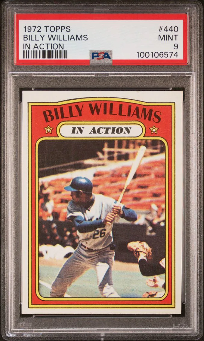1972 #440 Billy Williams PSA 9 Topps