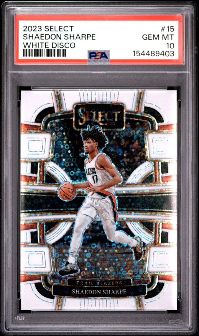 2023 #15 Shaedon Sharpe PSA 10 Panini Select