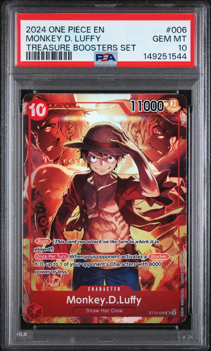 2024 #006 Monkey D. Luffy PSA 10 One Piece Promos