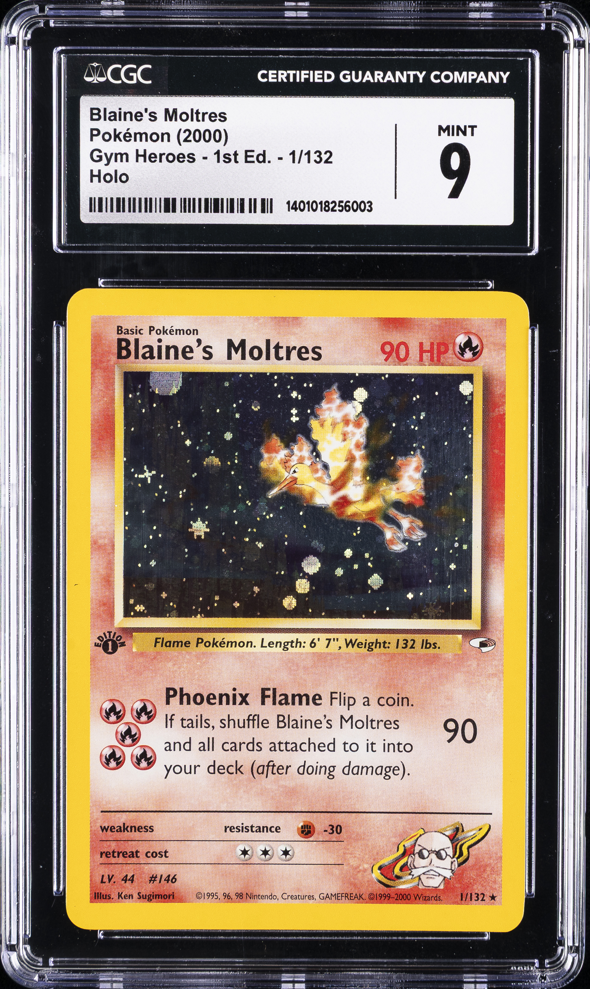 Blaine's Moltres Holo-1st Edition