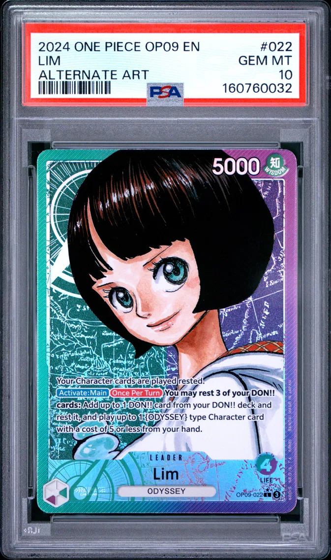 2024 #022 Lim PSA 10 One Piece OP09-Emperors in the New World