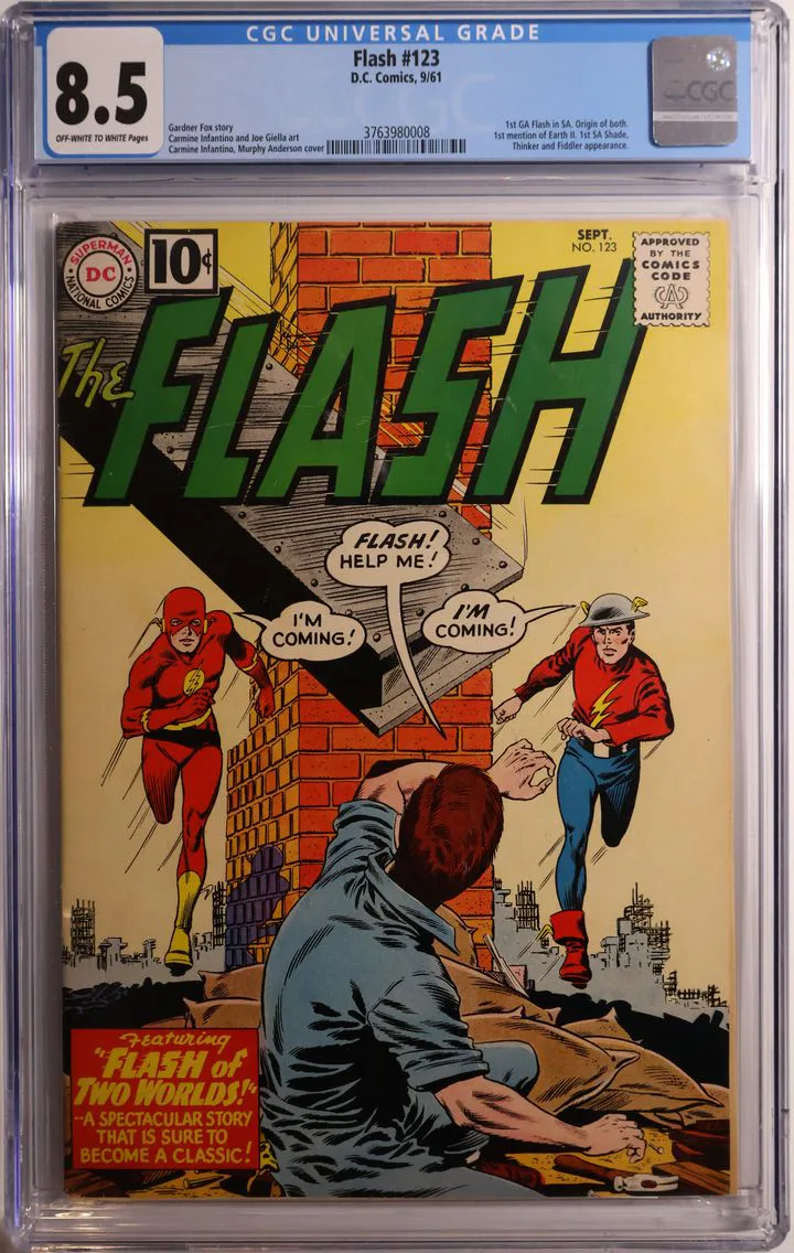 1961 #NA 1961 Flash #123 CGC 8.5 DC Comics CGC 8.5
