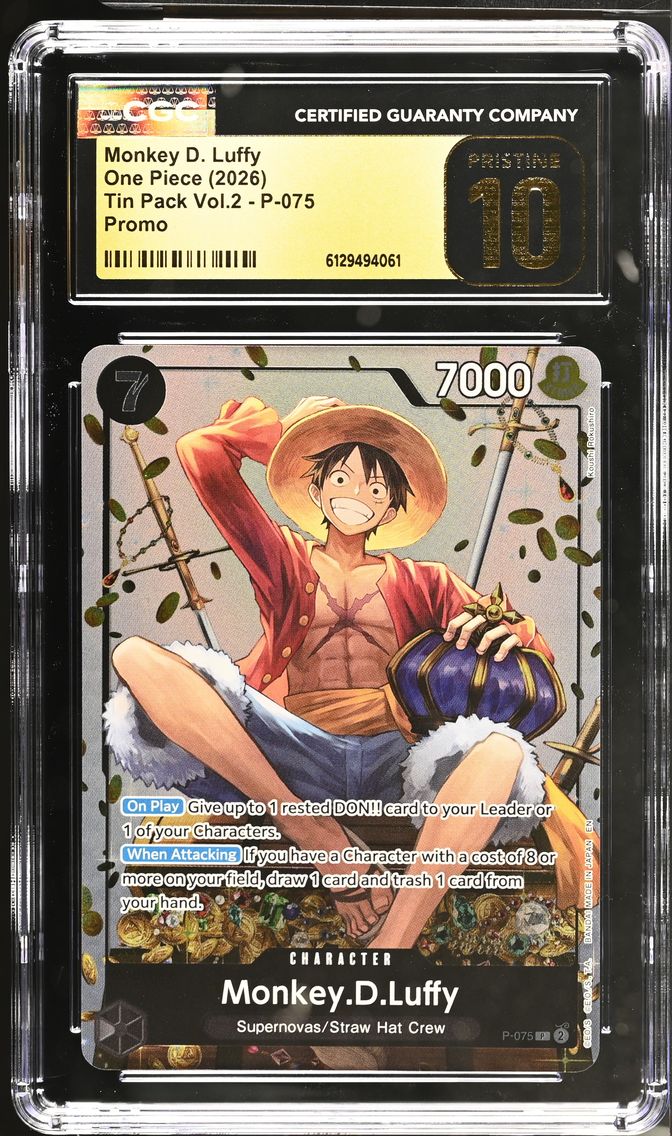 2026 #P-075 Monkey D. Luffy CGC
