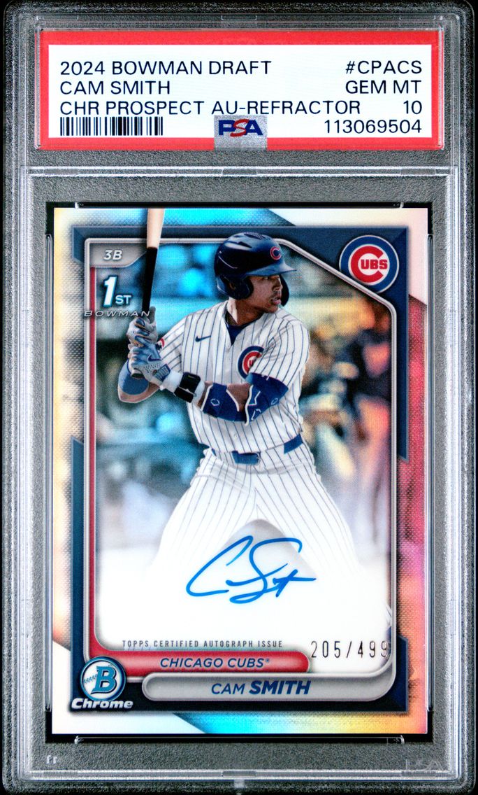 2024 #CPACS Cam Smith PSA 10 Bow
