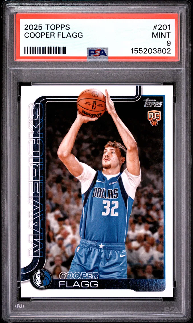 2025 #201 Cooper Flagg PSA 9 Topps