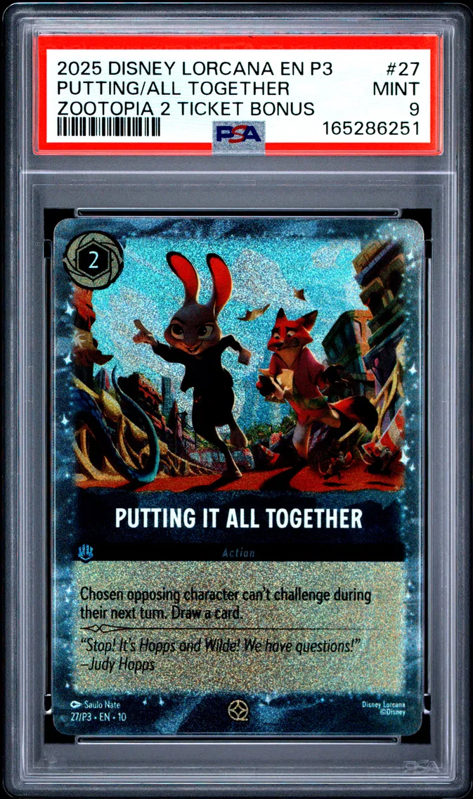2025 #27 Putting It All Together PSA 9 Disney Lorcana EN P3-Promo