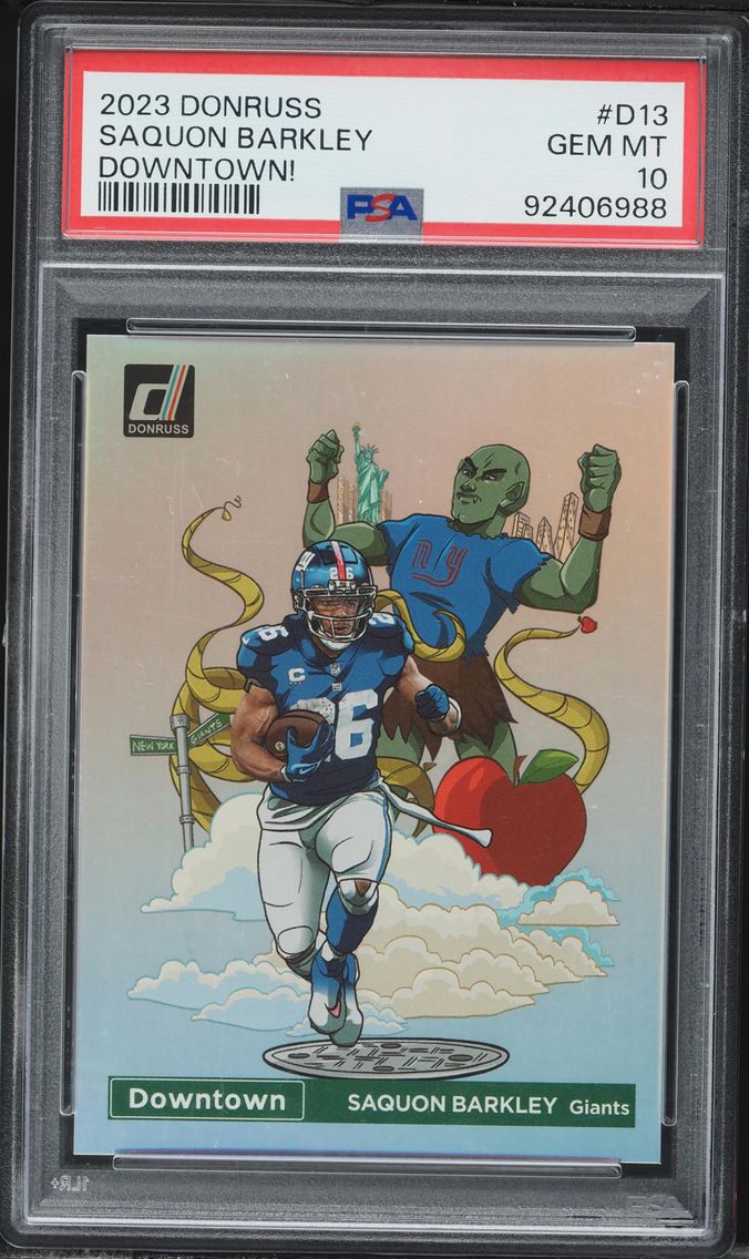 2023 #D13 Saquon Barkley PSA 10
