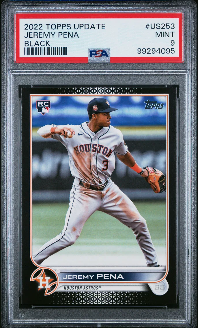 2022 #US253 Jeremy Pena PSA 9 Topps Update