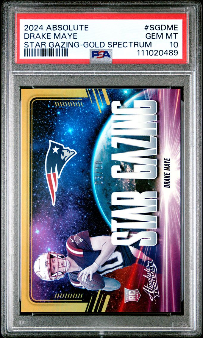 2024 #SGDME Drake Maye PSA 10 Pa