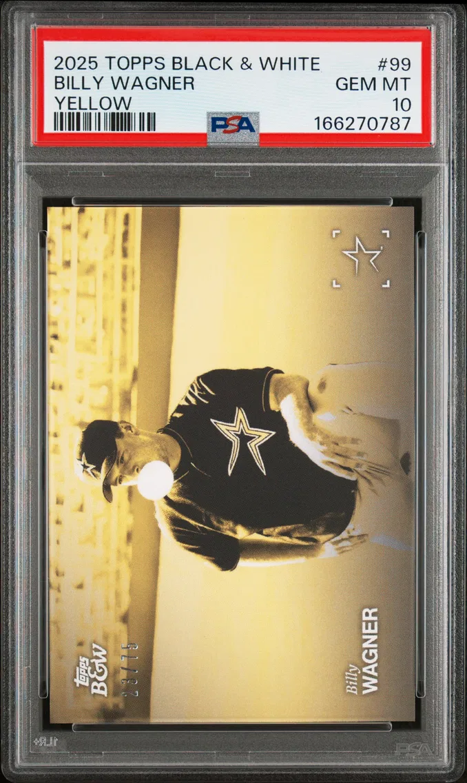 2025 #99 Billy Wagner PSA 10 Topps Black and White