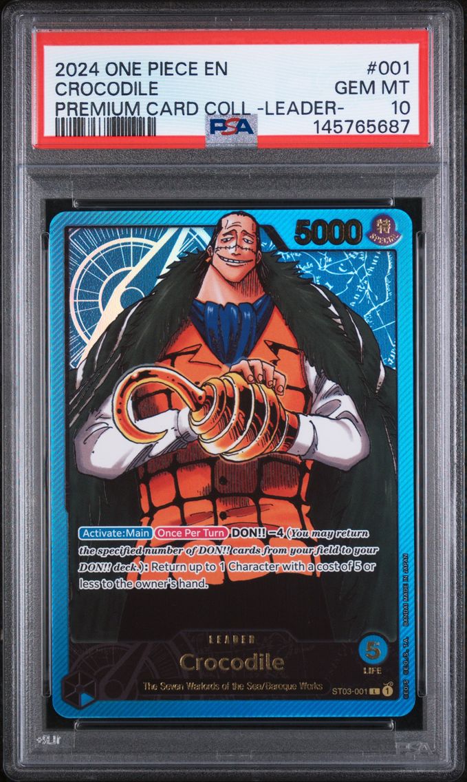2024 #001 Crocodile PSA 10 One Piece Premium Card Collection -Leader Collection-