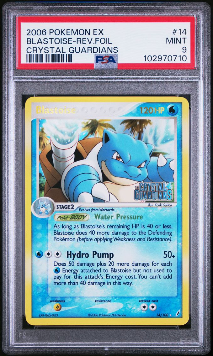 2006 #14 Blastoise-Reverse Foil