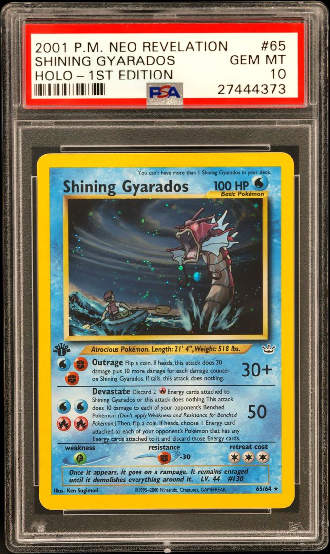 2001 #65 Shining Gyarados-Holo 1