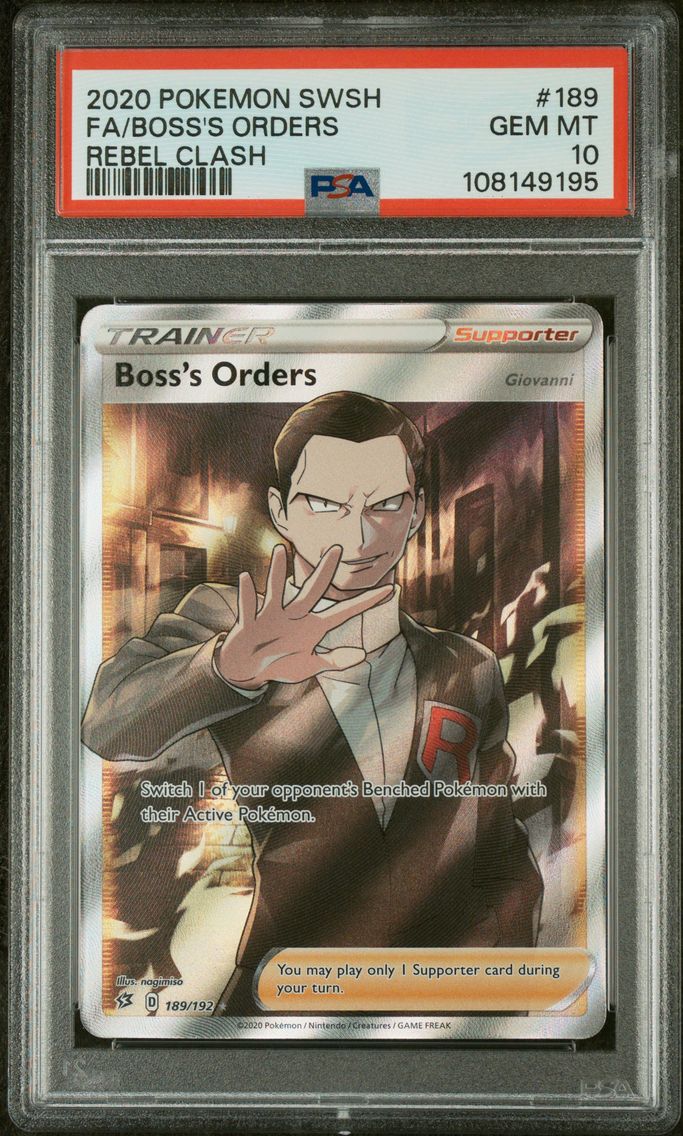 2020 #189 Full Art/Boss's Orders