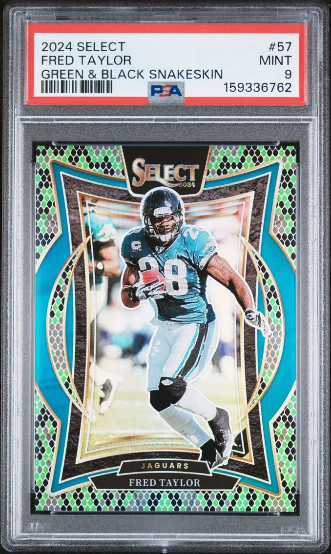 2024 #57 Fred Taylor PSA 9 Panini Select