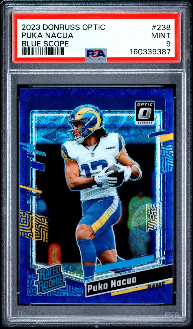 2023 #238 Puka Nacua PSA 9 Panini Donruss Optic