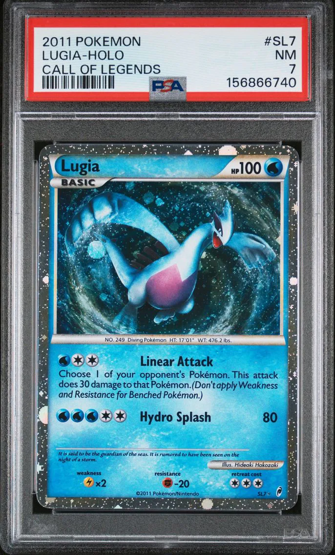 2011 #SL7 Lugia-Holo PSA 7 Call of Legends
