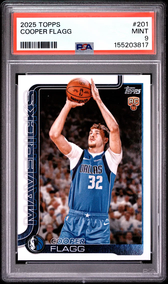 2025 #201 Cooper Flagg PSA 9 Topps