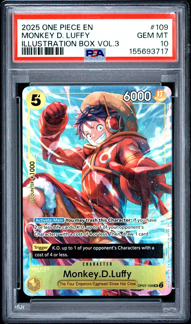 2025 #109 Monkey D. Luffy PSA 10 One Piece Promos