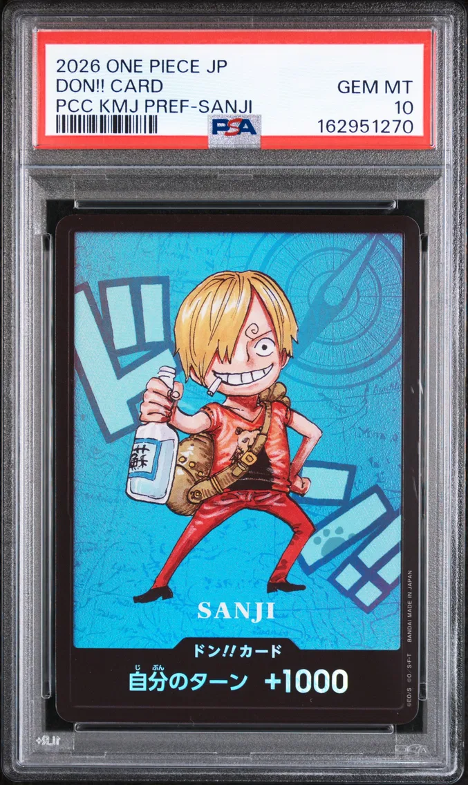 2026 #NA Don!! Card PSA 10 One Piece Japanese Premium Card Collection Kumamoto Prefecture Special