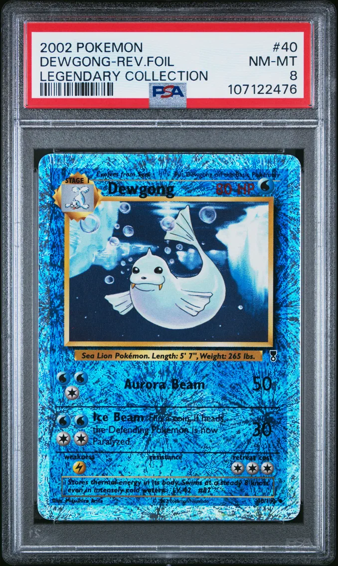 2002 #40 Dewgong-Reverse Foil PS