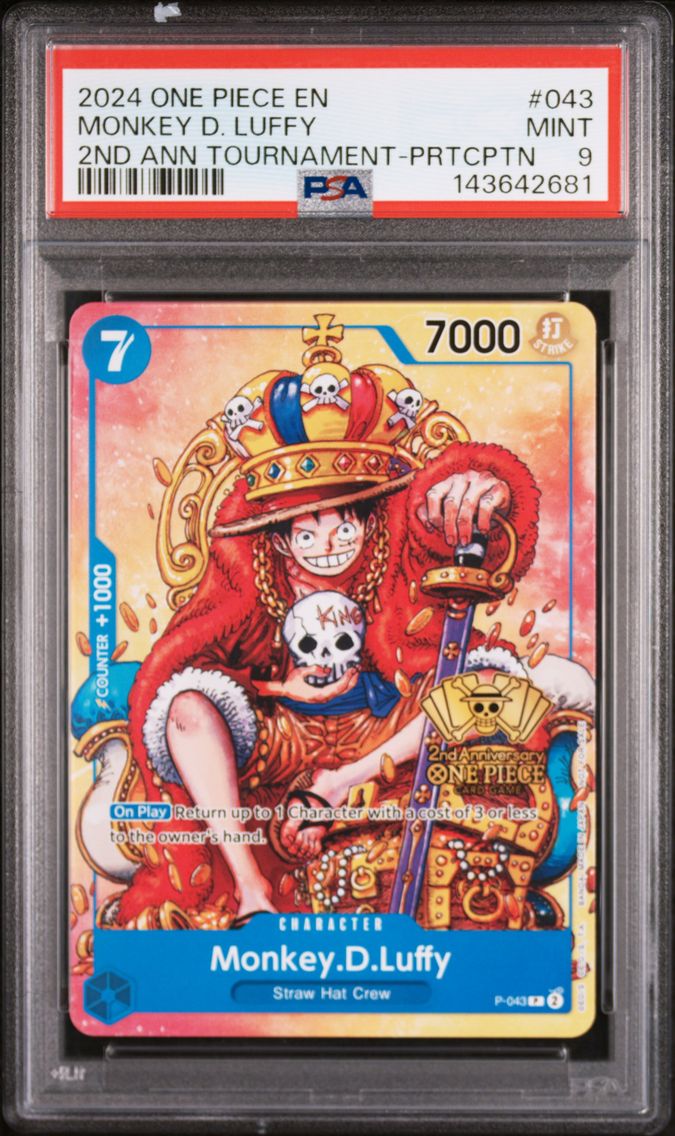 2024 #043 Monkey D. Luffy PSA 9 One Piece Promos
