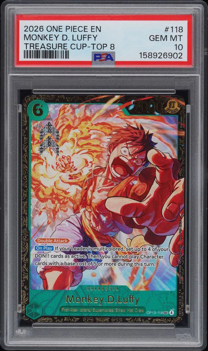 2026 #118 Monkey D. Luffy PSA 10 One Piece Promos