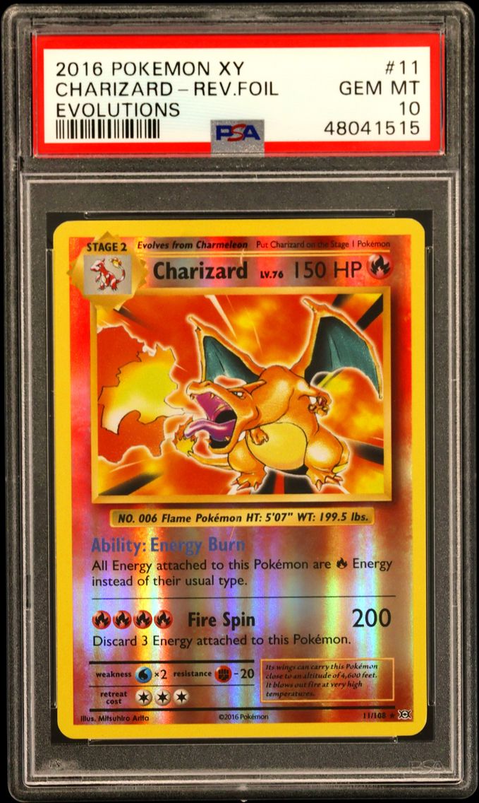 2016 #11 Charizard-Reverse Foil 