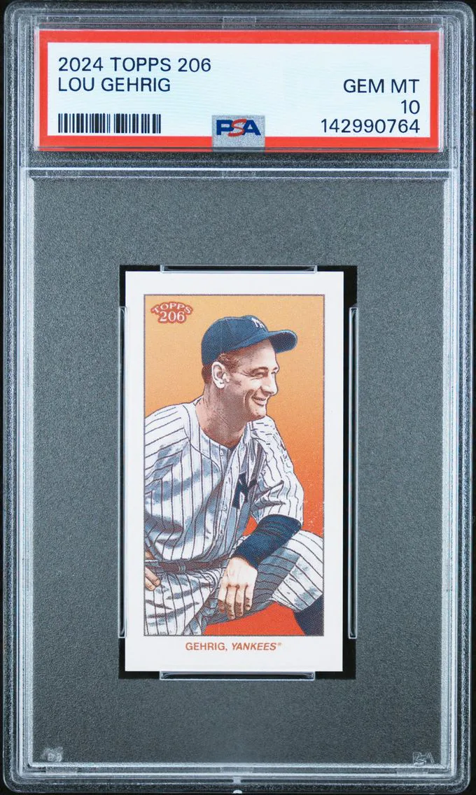 2024 #NA Lou Gehrig PSA 10 Topps 206