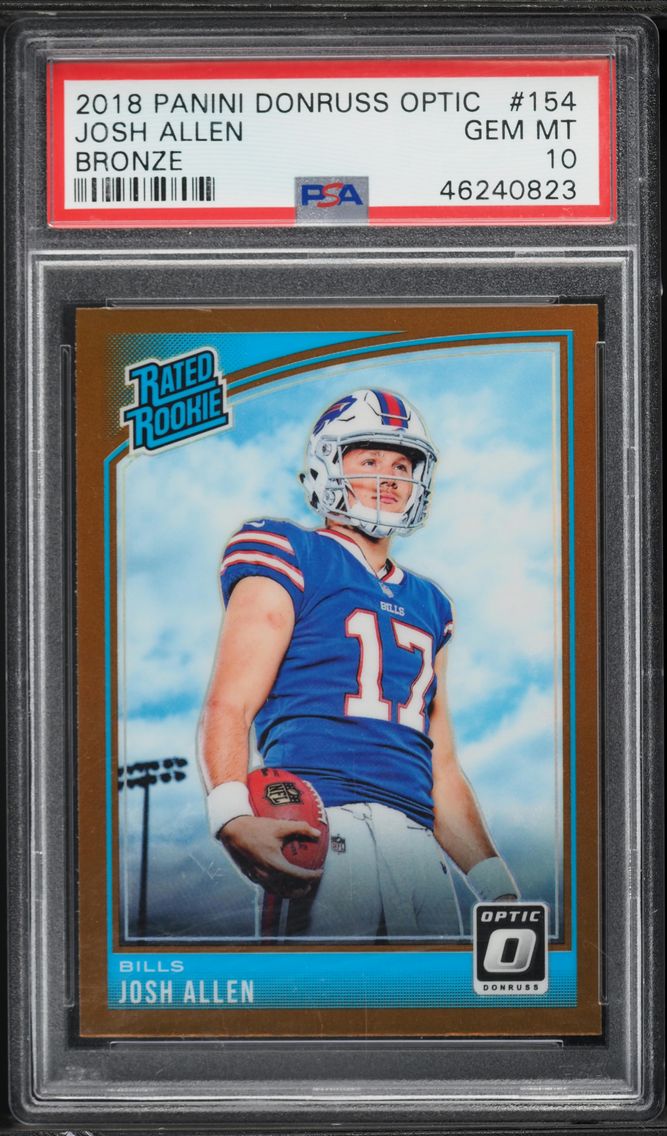 2018 #154 Josh Allen PSA 10 Pani