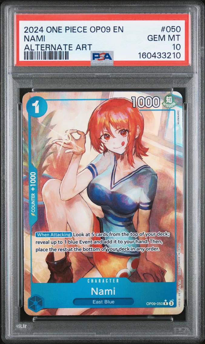 2024 #050 Nami PSA 10 One Piece OP09-Emperors in the New World