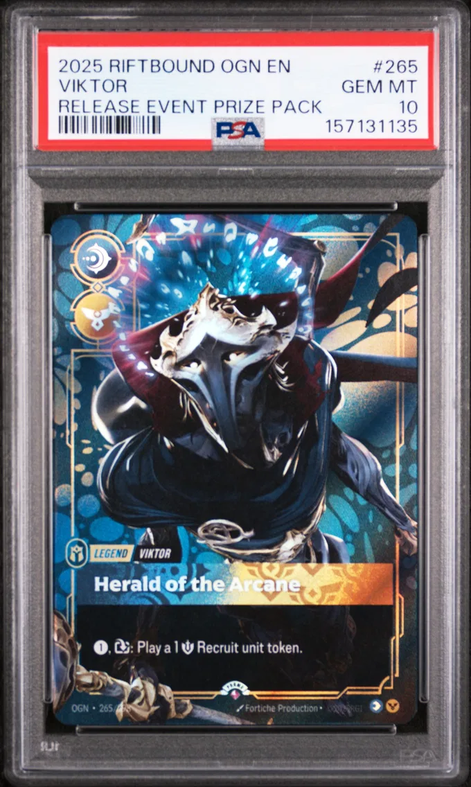 2025 #265 Viktor - Herald of the Arcane PSA 10 Riftbound: League of Legends Ogn-Origins
