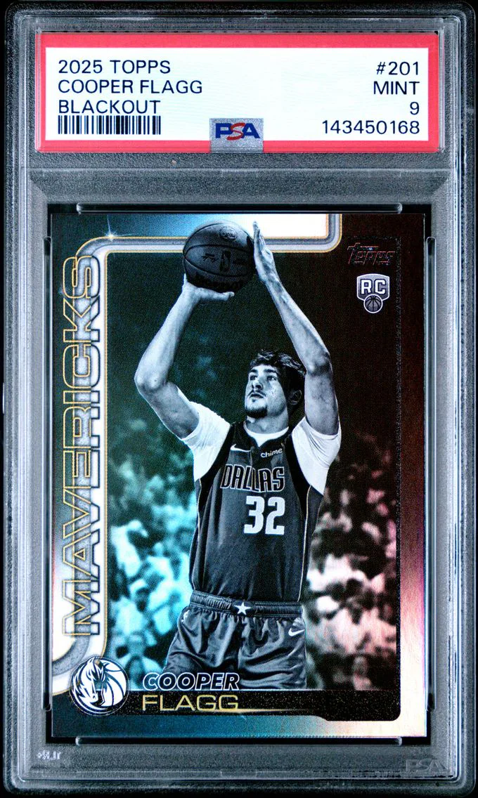 2025 #201 Cooper Flagg PSA 9 Topps Basketball