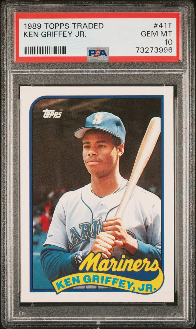 1989 #41T Ken Griffey Jr PSA 10 Topps Traded