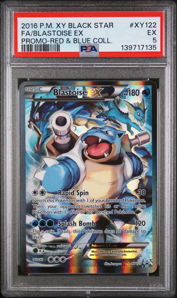 2016 #XY122 Full Art/Blastoise E