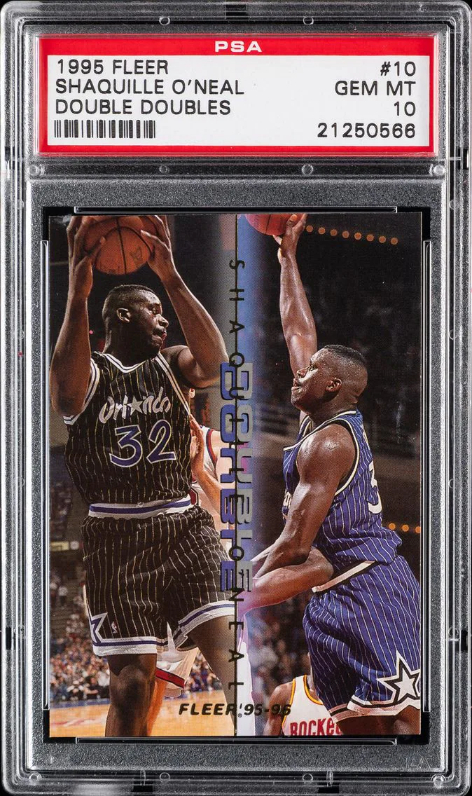 1995 #10 Shaquille O'Neal PSA 10 Fleer Double Double