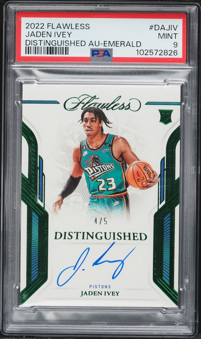 2022 #DAJIV Jaden Ivey PSA 9 Pan