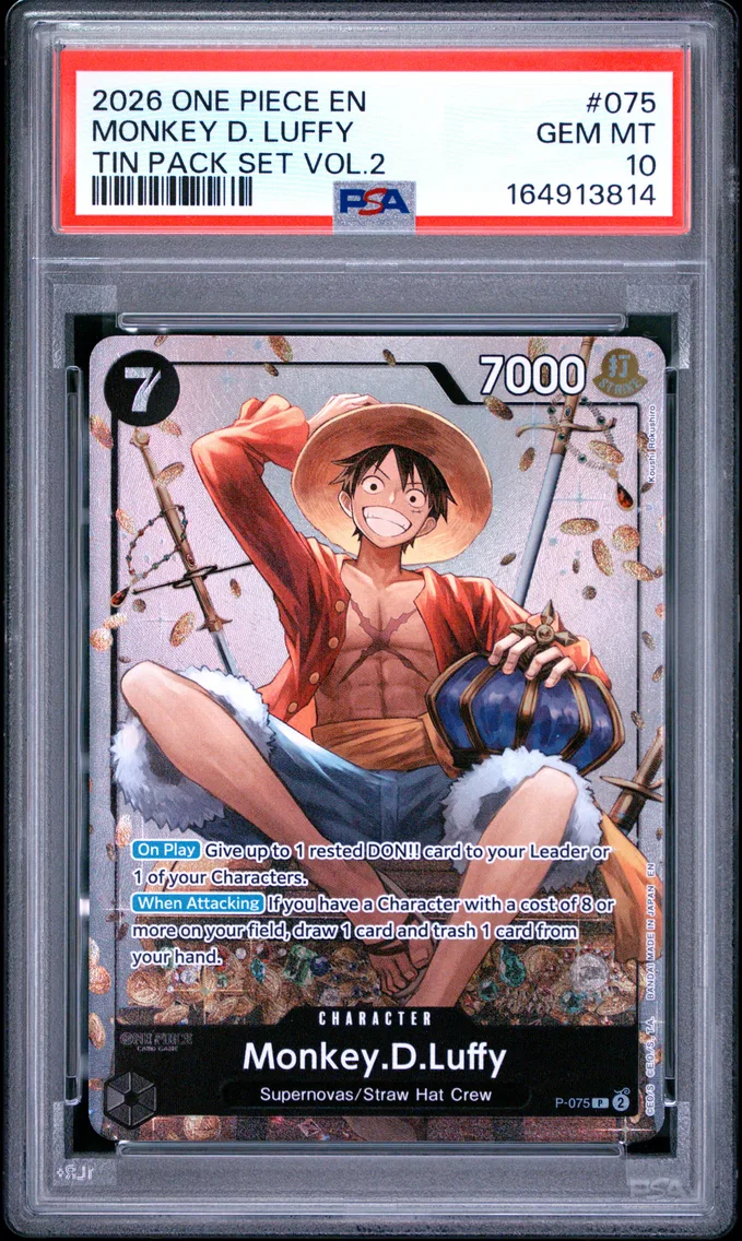 2026 #075 Monkey D. Luffy PSA 10 One Piece Promos