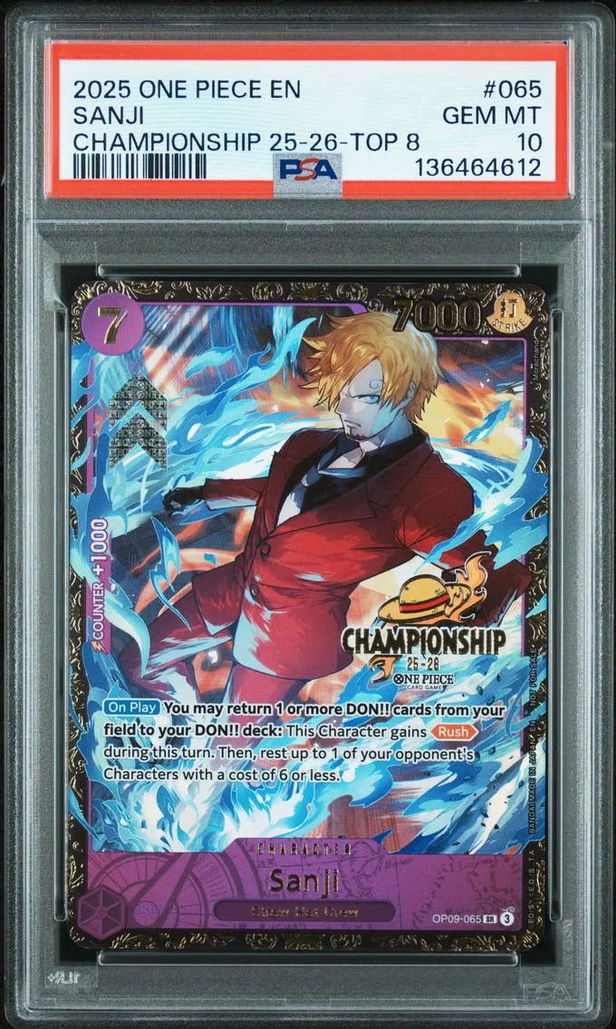 2025 #065 Sanji PSA 10 Promos One Piece
