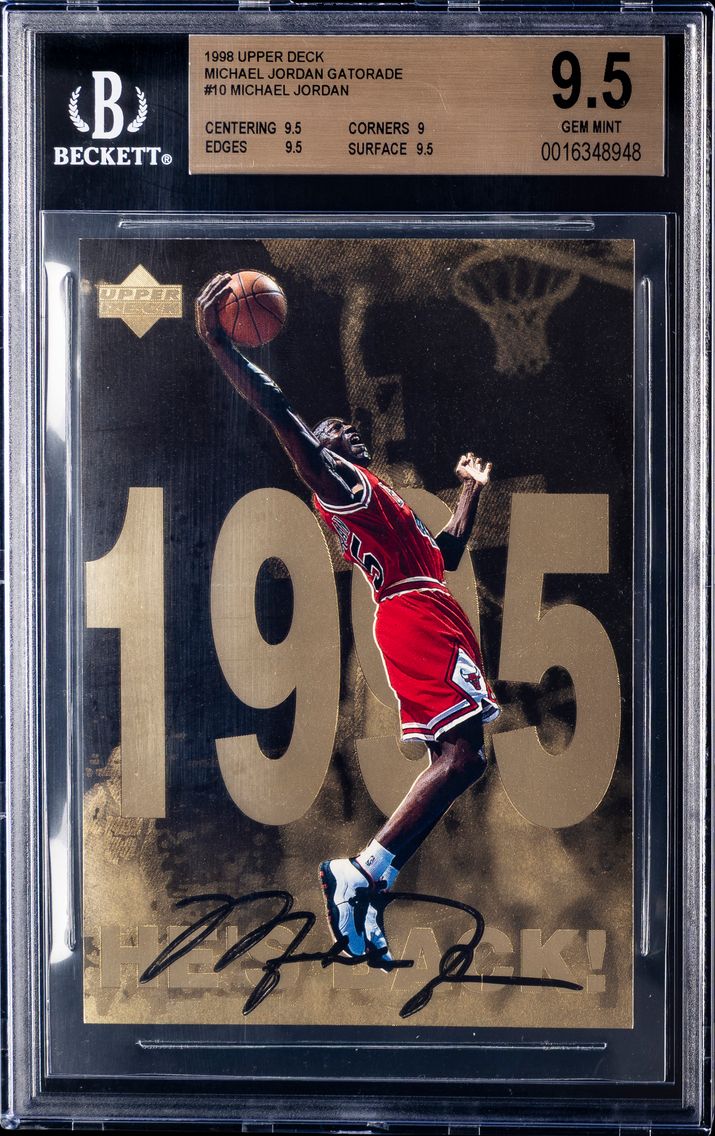 1998 #10 Michael Jordan BGS 9.5