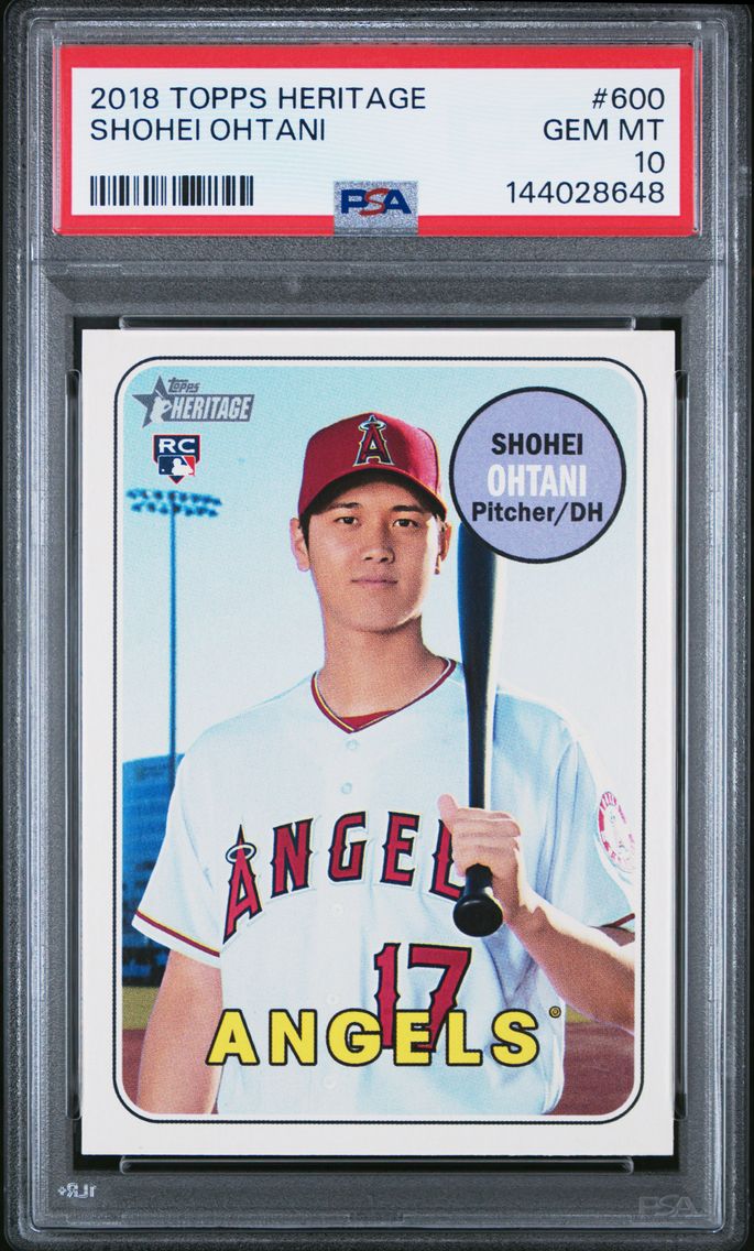 2018 #600 Shohei Ohtani PSA 10 T