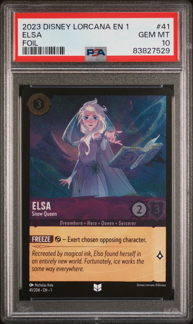 2023 #41 Elsa - Snow Queen PSA 10 Disney Lorcana EN 1-the First Chapter