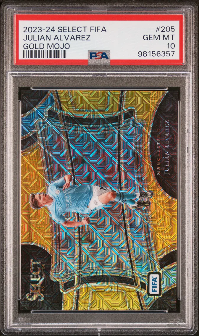 2023 #205 Julian Alvarez PSA 10 Panini Select FIFA