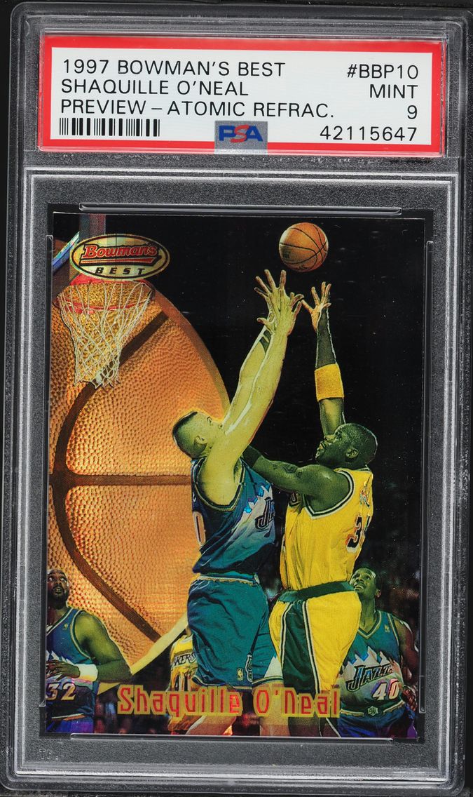 1997 #BBP10 Shaquille O'Neal PSA
