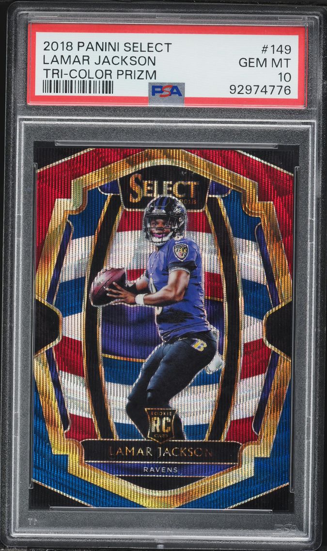 2018 #149 Lamar Jackson PSA 10 P
